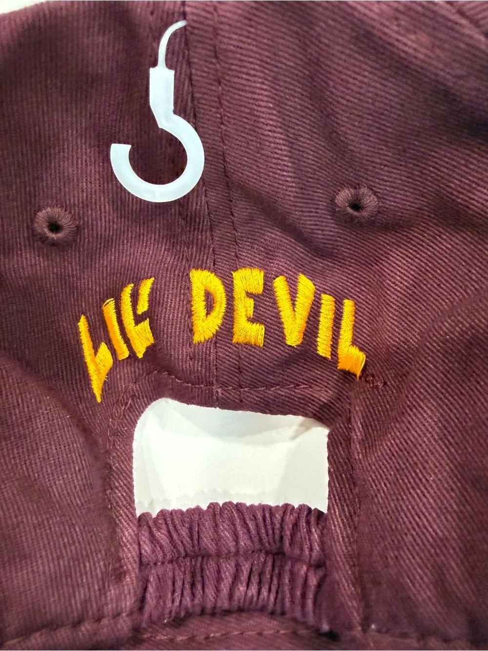 Maroon Infant ASU Arizona State University Baseball Cap Hat with Gold Trident